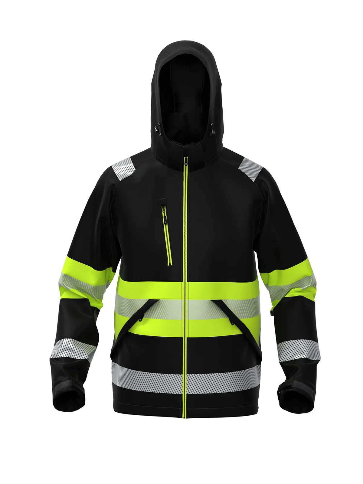 VALENCIA Hi-vis Class 1 softshell jacket