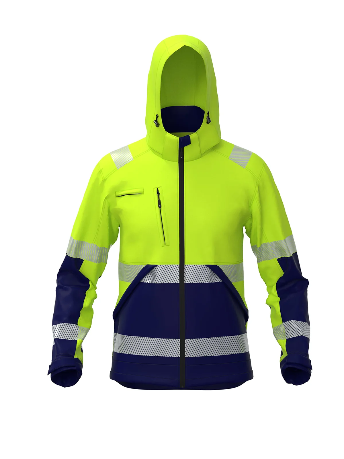 VALENCIA Hi-vis Class 2 softshell jacket – view 6