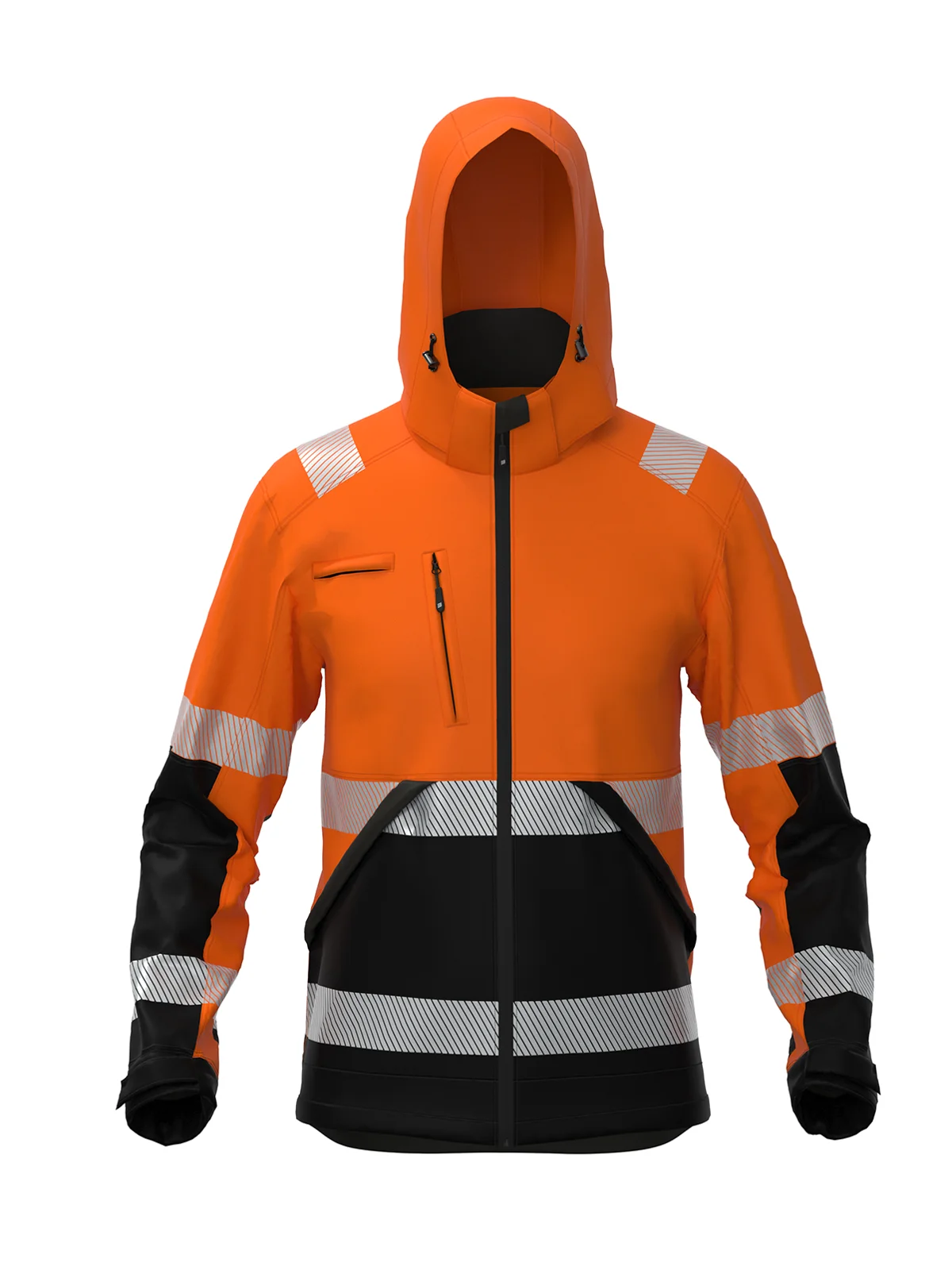 VALENCIA Hi-vis Class 2 softshell jacket – view 11