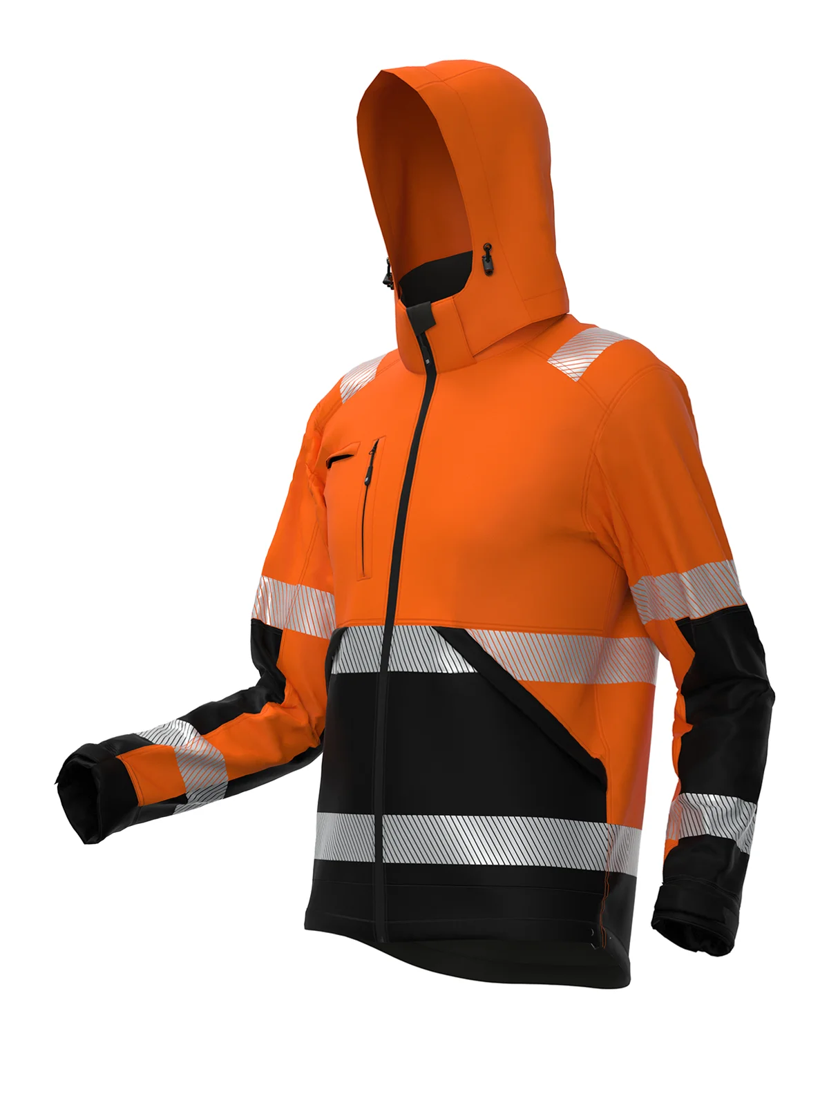 VALENCIA Hi-vis Class 2 softshell jacket – view 12