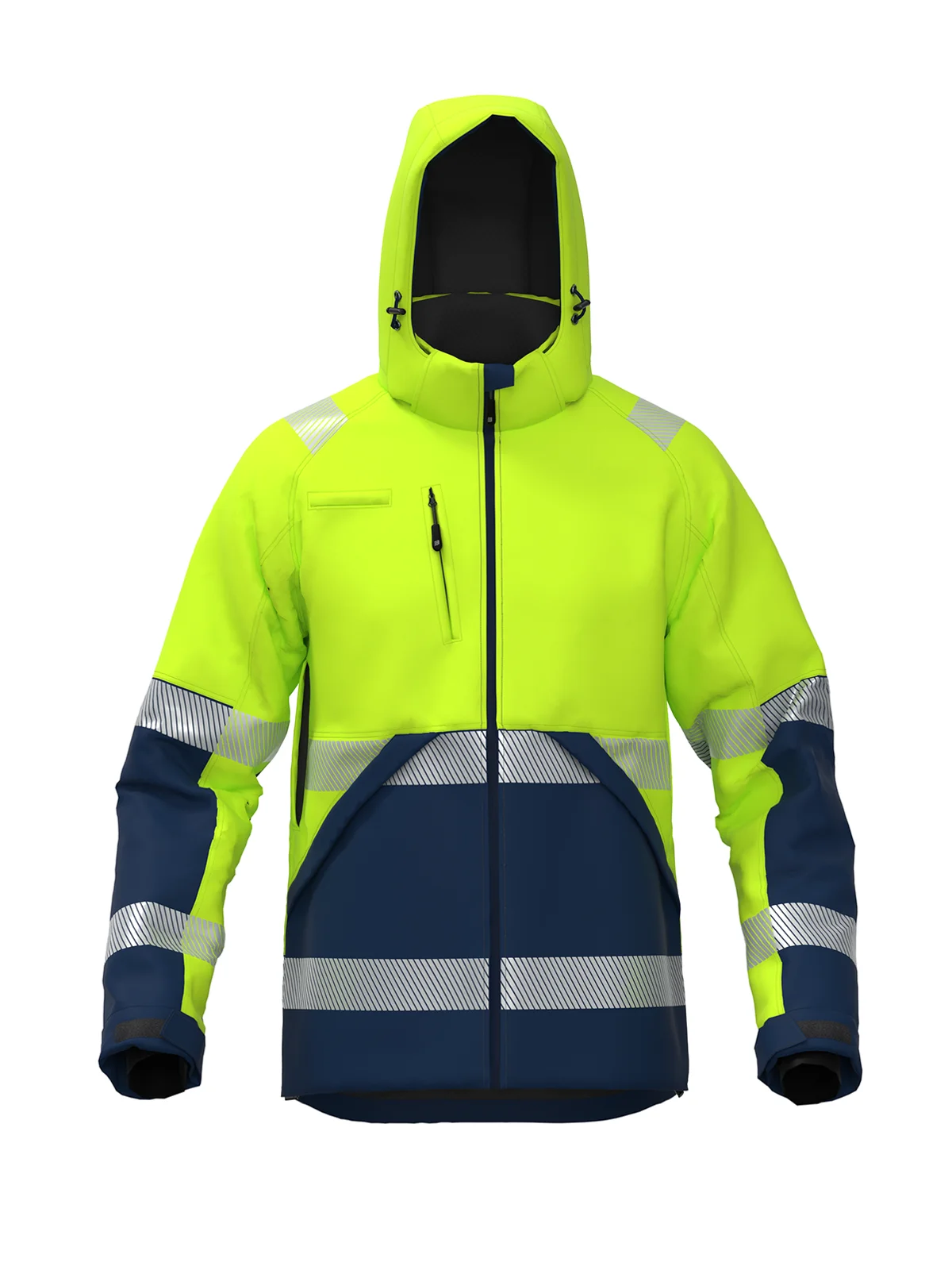 Jachetă softshell de iarnă VALENCIA Hi-vis Class 2 – vedere 6