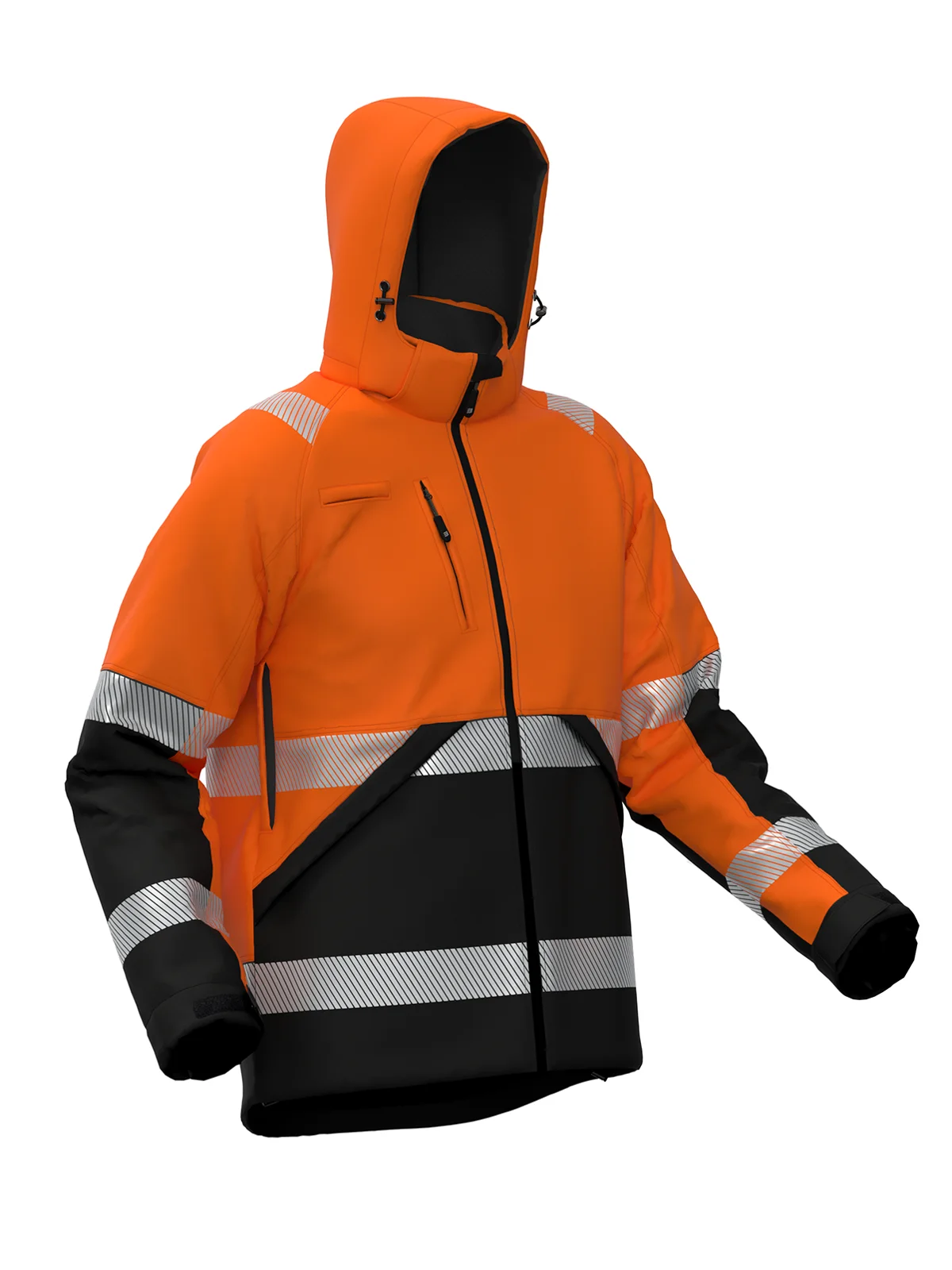 Jachetă softshell de iarnă VALENCIA Hi-vis Class 2 – vedere 12