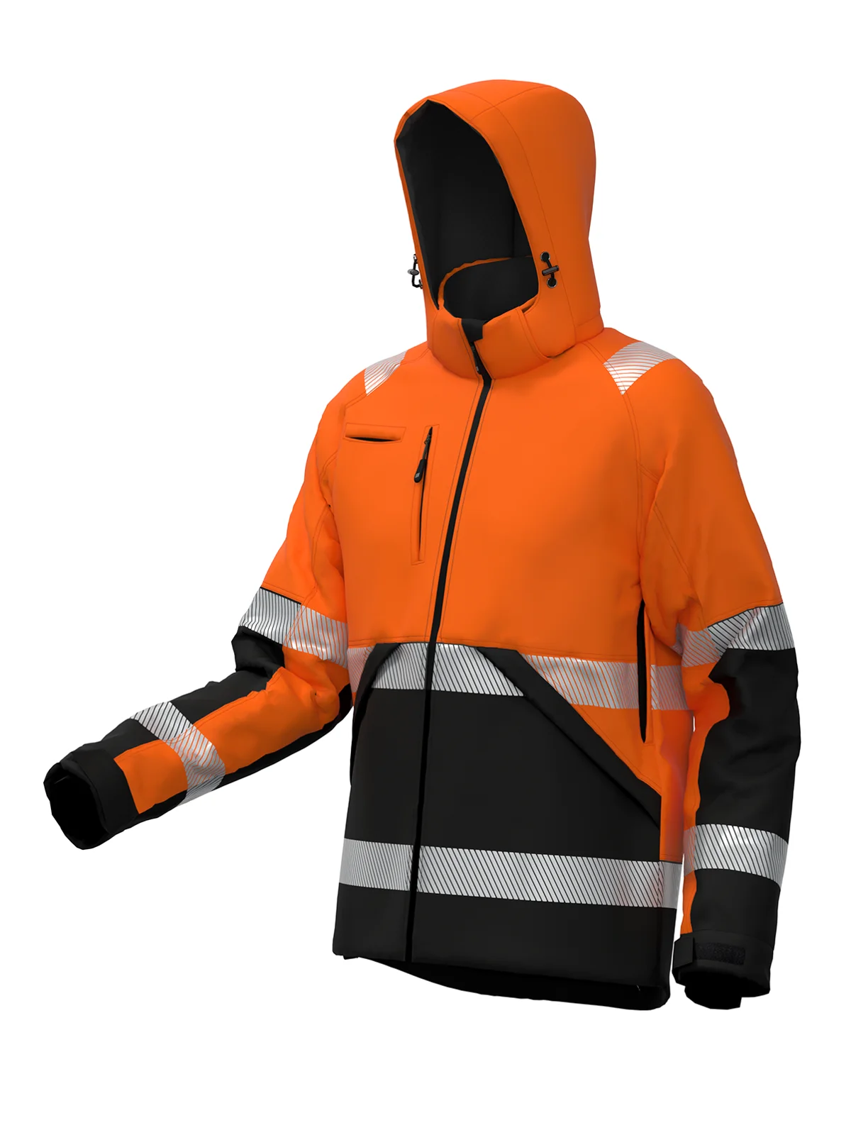 Jachetă softshell de iarnă VALENCIA Hi-vis Class 2 – vedere 13