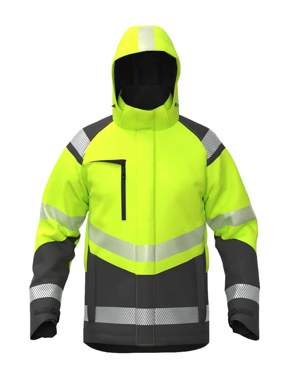 Winter Softshell Jacket ATLANTA Hi-vis Class 2