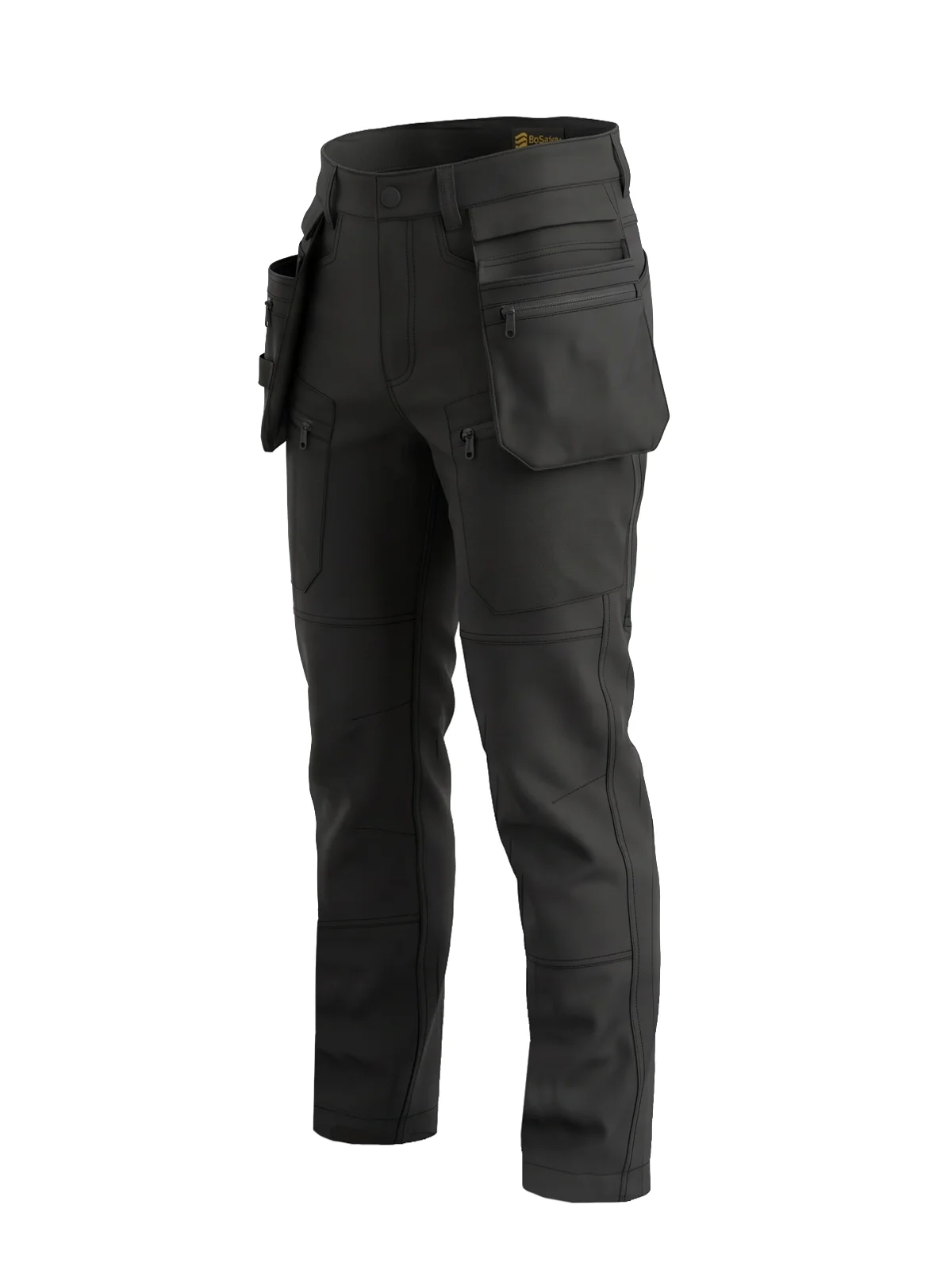 Winter Softshell pants CARGOPLUS – view 3