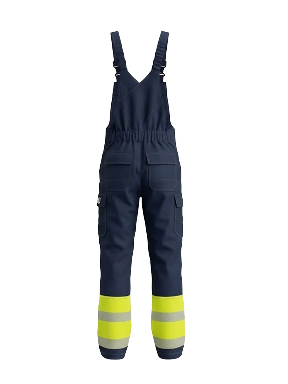 Pantaloni antistatici cu bretele MULTISAFE III cat. Hi-vis Class 1 – vedere 4