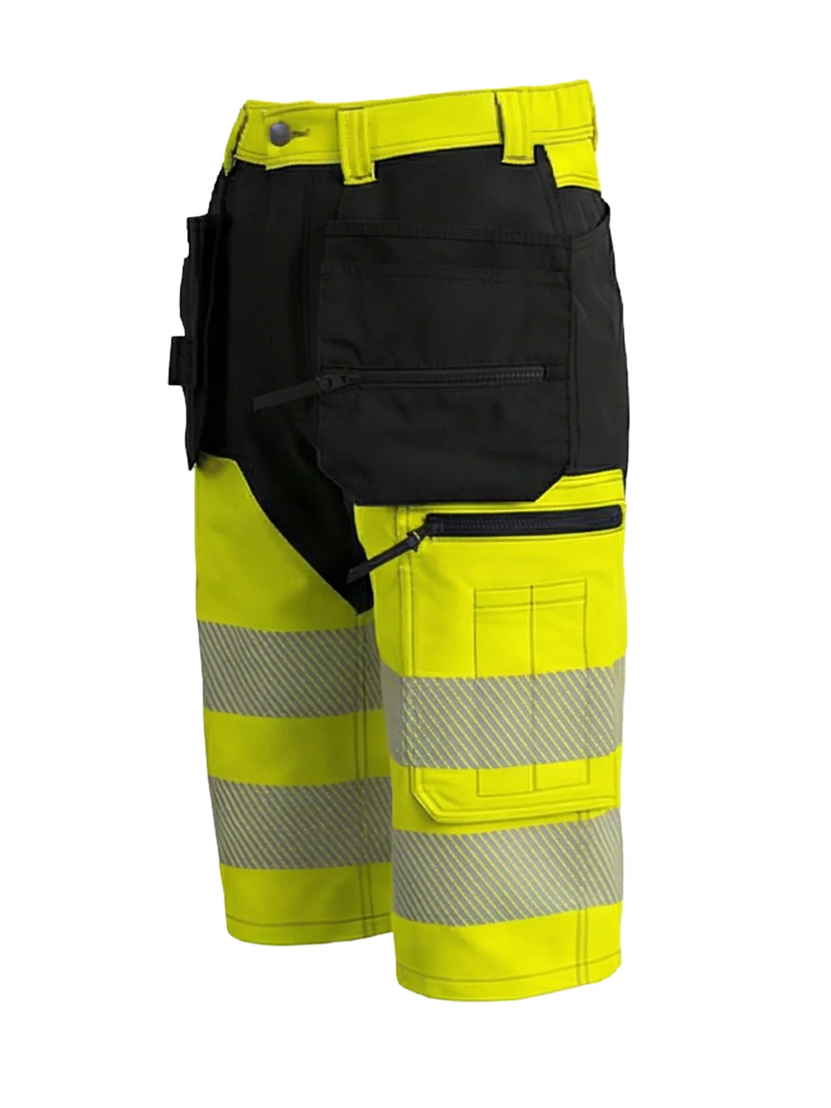 Pantaloni trei sferturi cu detalii elastice MASHUP PLUS Hi-vis Class 1 – vedere 3