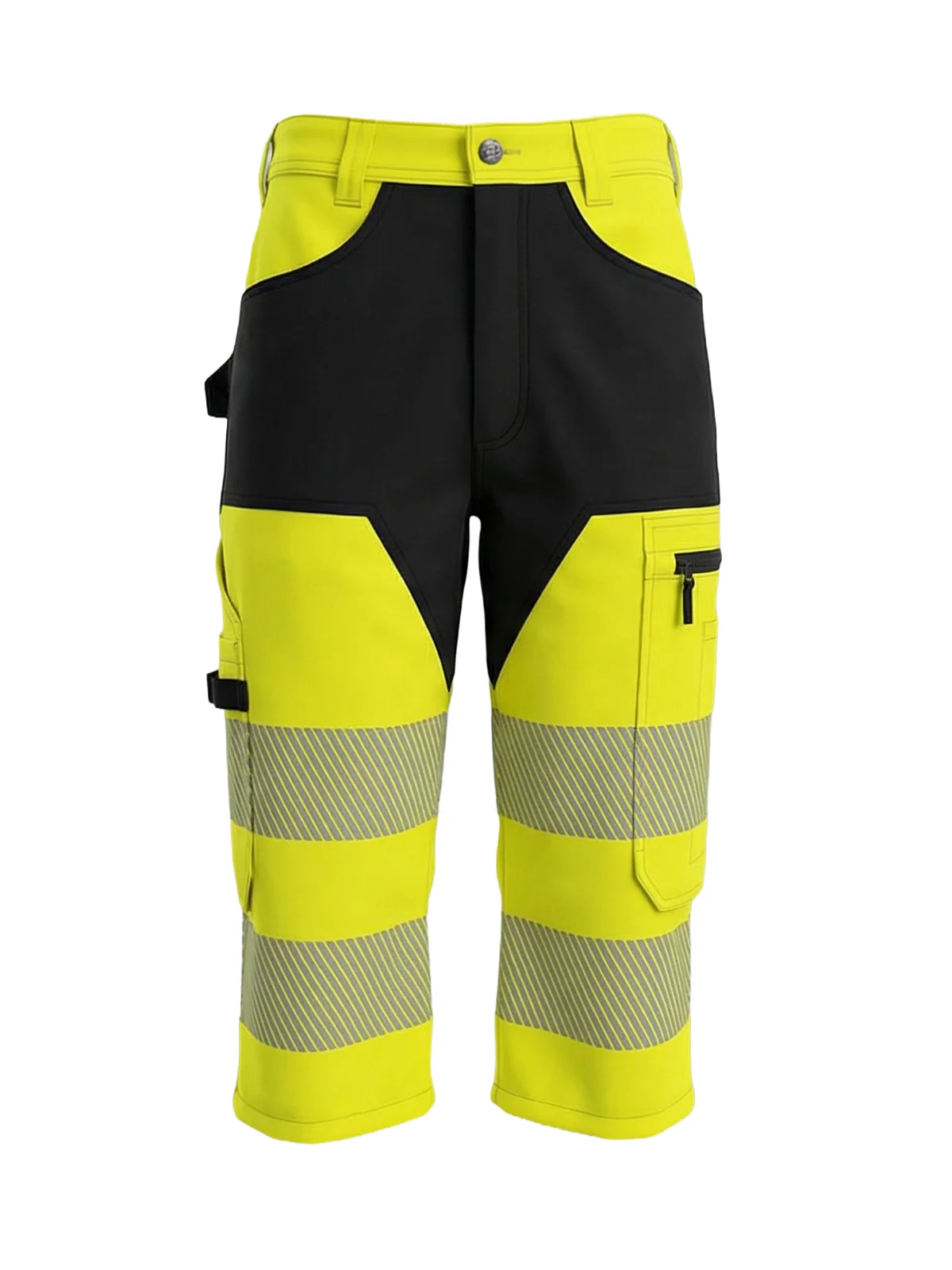 Pantaloni trei sferturi cu detalii elastice MASHUP Hi-vis Class 1