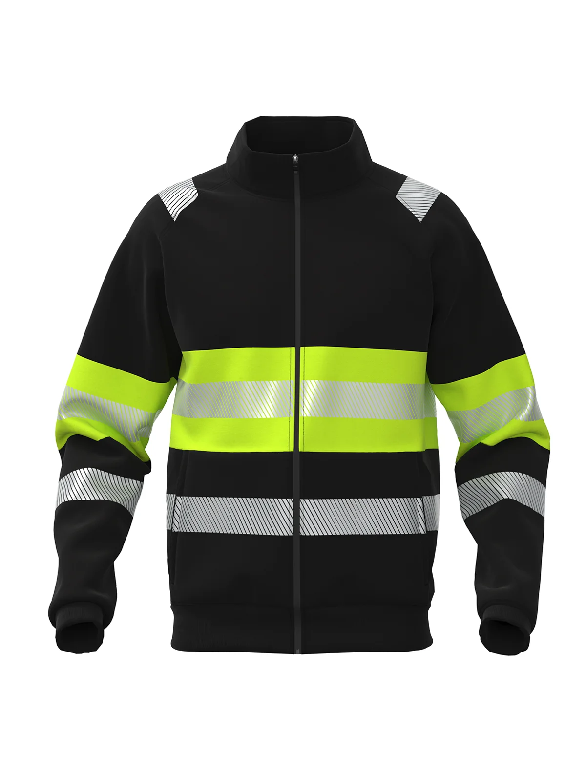 Bluză cu fermoar Fenix Hi-vis Class 1