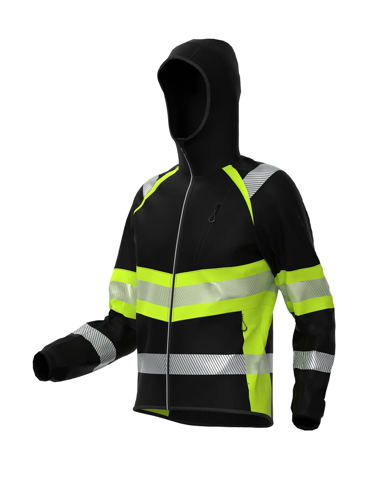 Sofsthell jacket TOPEK Hi-vis Class 1 – view 3