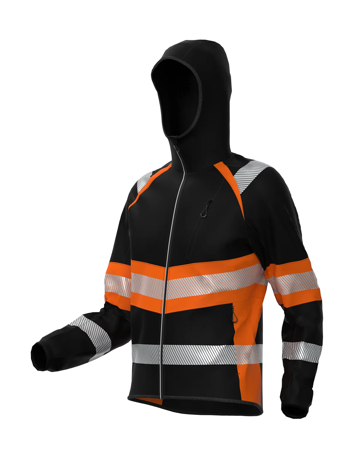 Sofsthell jacket TOPEK Hi-vis Class 1 – view 7
