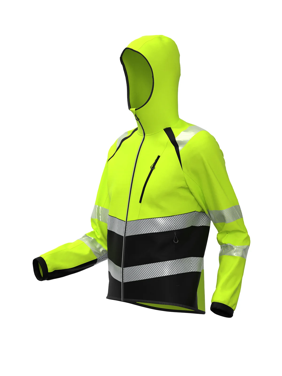 Sofsthell jacket TOPEK Hi-vis Class 2 – view 3