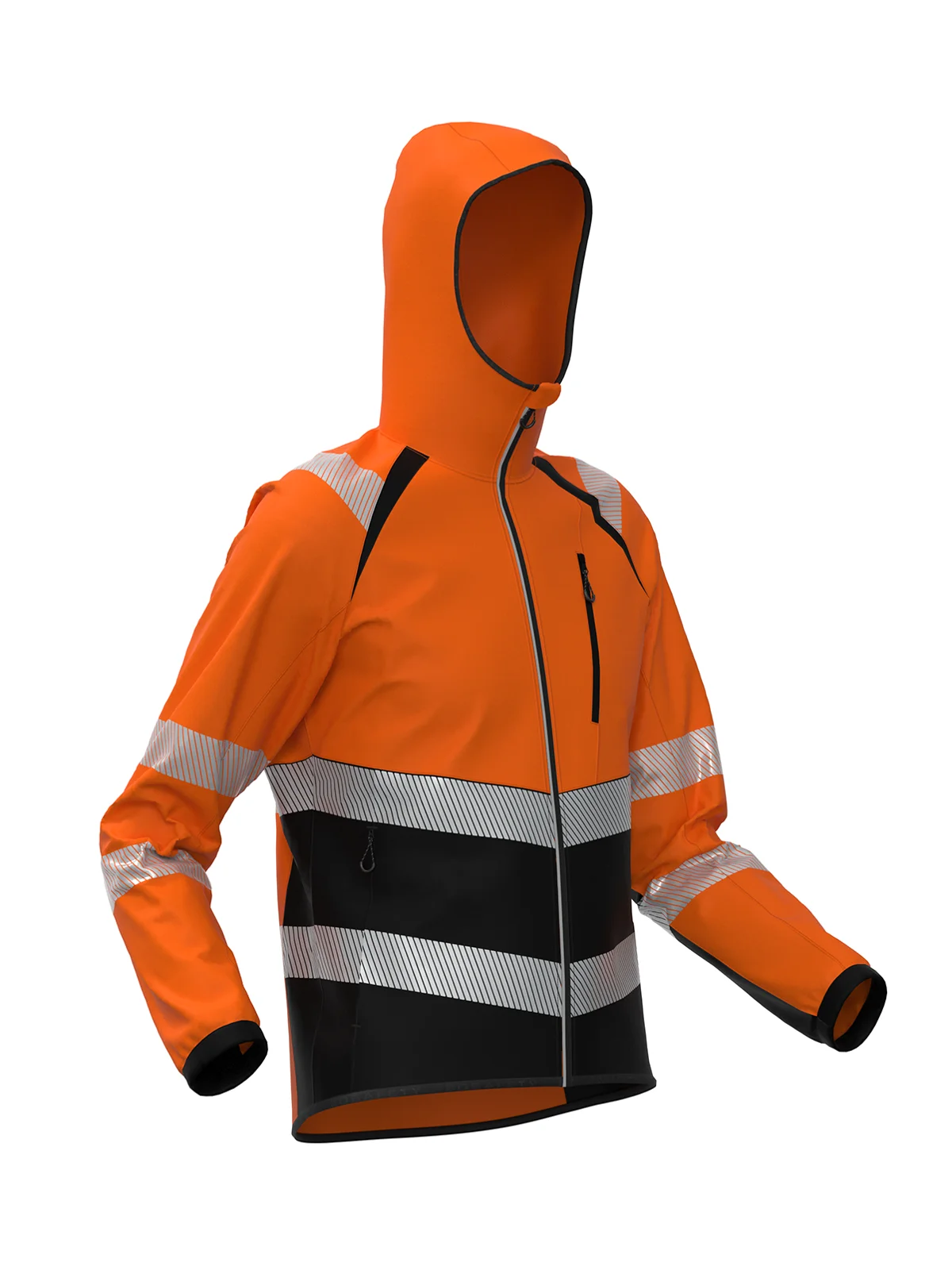 Sofsthell jacket TOPEK Hi-vis Class 2 – view 8