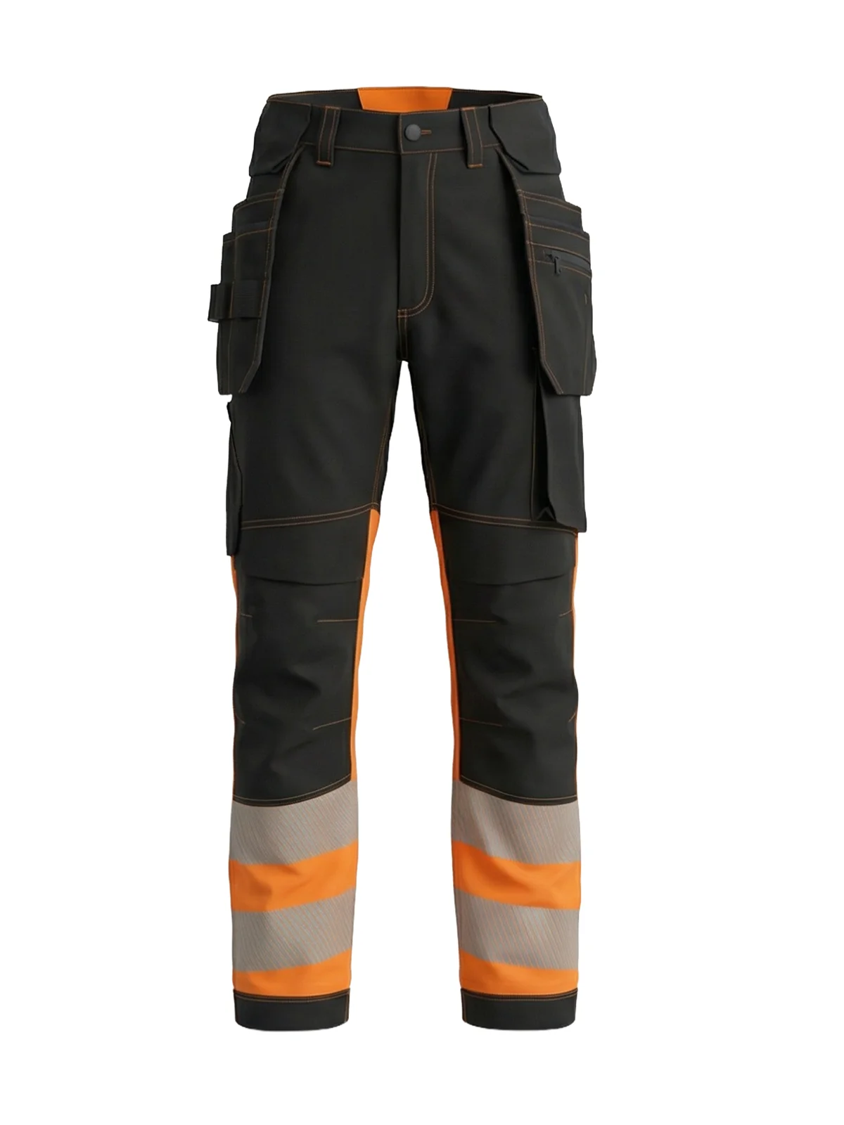 Stretch cotton trousers COMBO PLUS Hi-vis Class 1