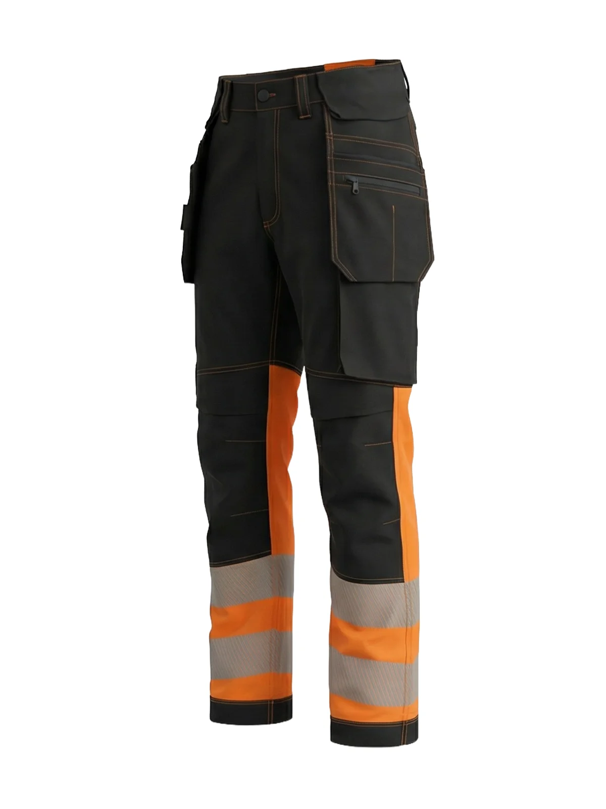 Stretch cotton trousers COMBO PLUS Hi-vis Class 1 – view 3