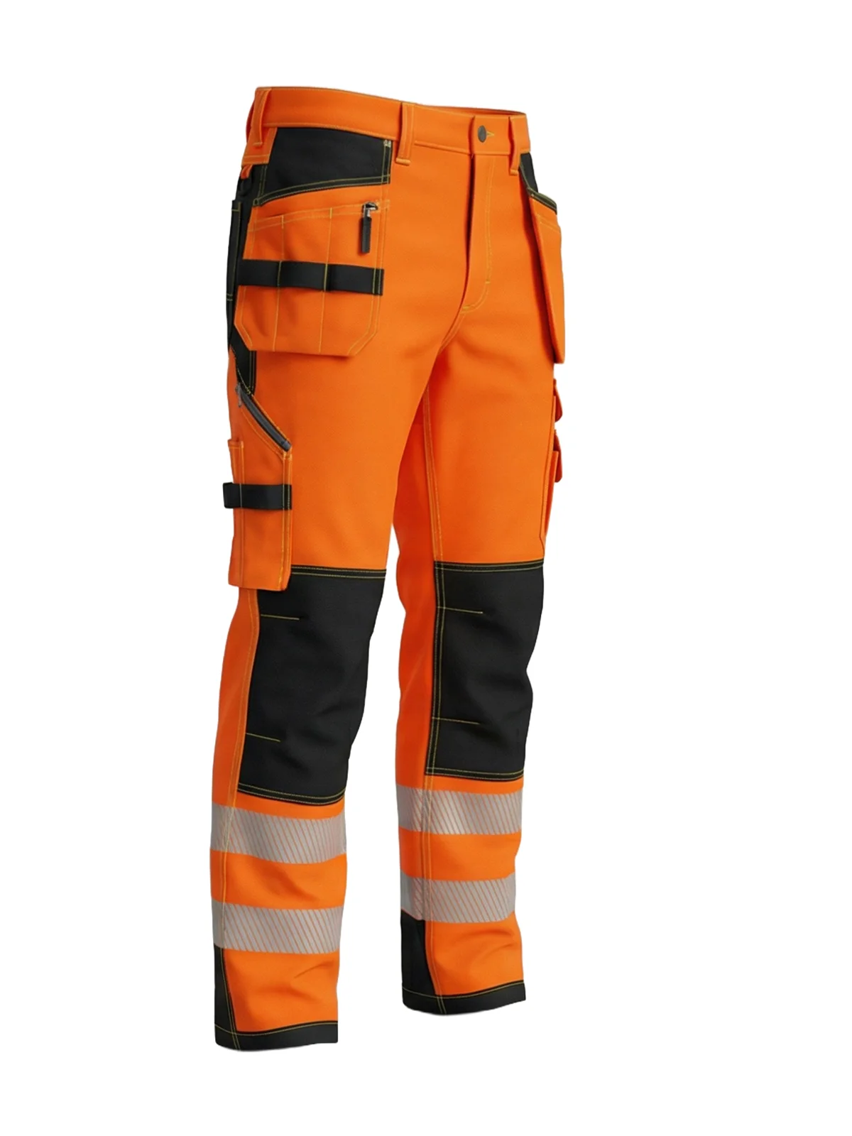 Pantaloni elastici cu bumbac COMBO PLUS Hi-vis Class 2 – vedere 2