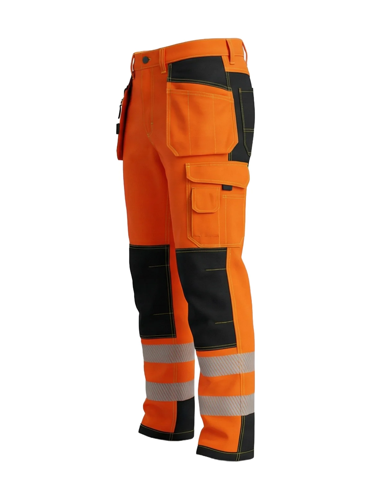 Pantaloni elastici cu bumbac COMBO PLUS Hi-vis Class 2 – vedere 3