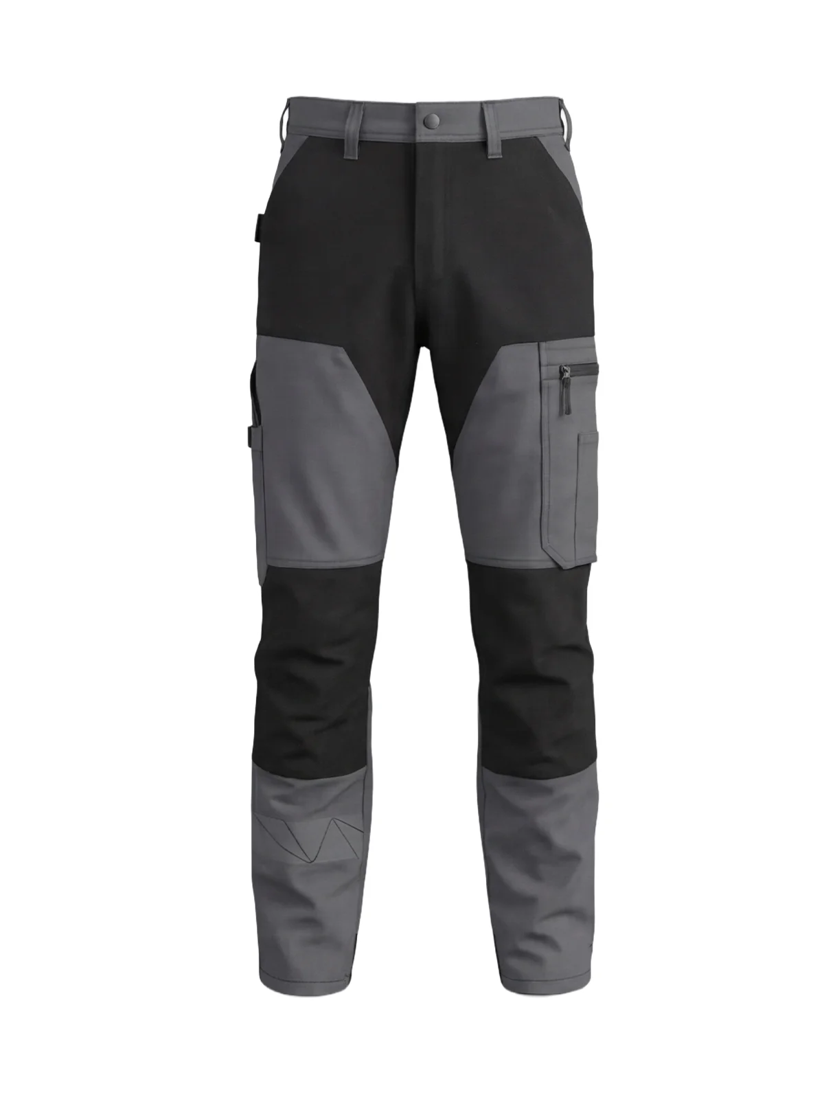 Trousers with stretchy details MASHUP