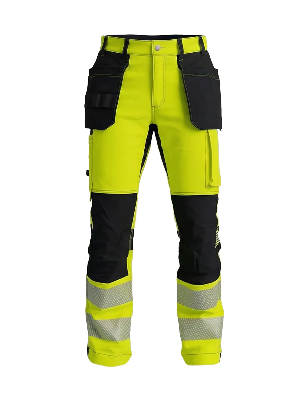 4-way stretch TENSION PLUS Hi-vis Class 2 trousers