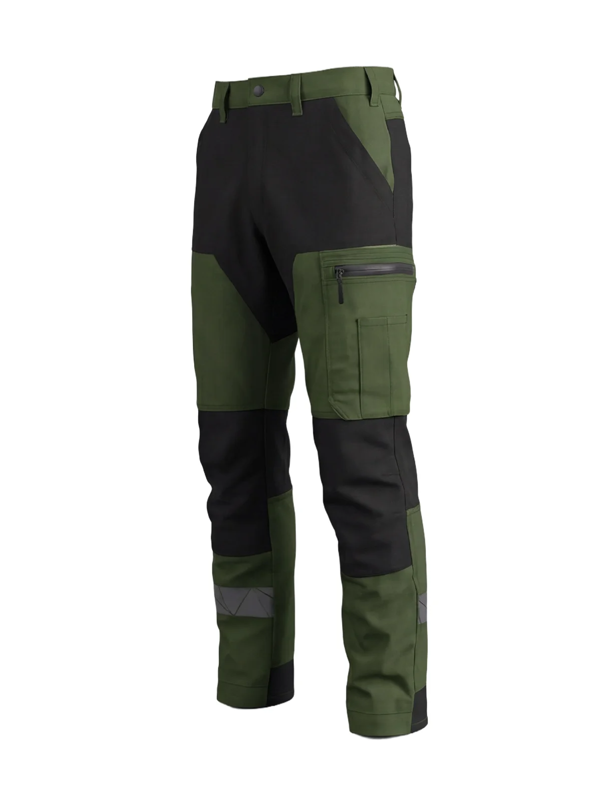 Pantaloni cu detalii elastice MASHUP – vedere 10
